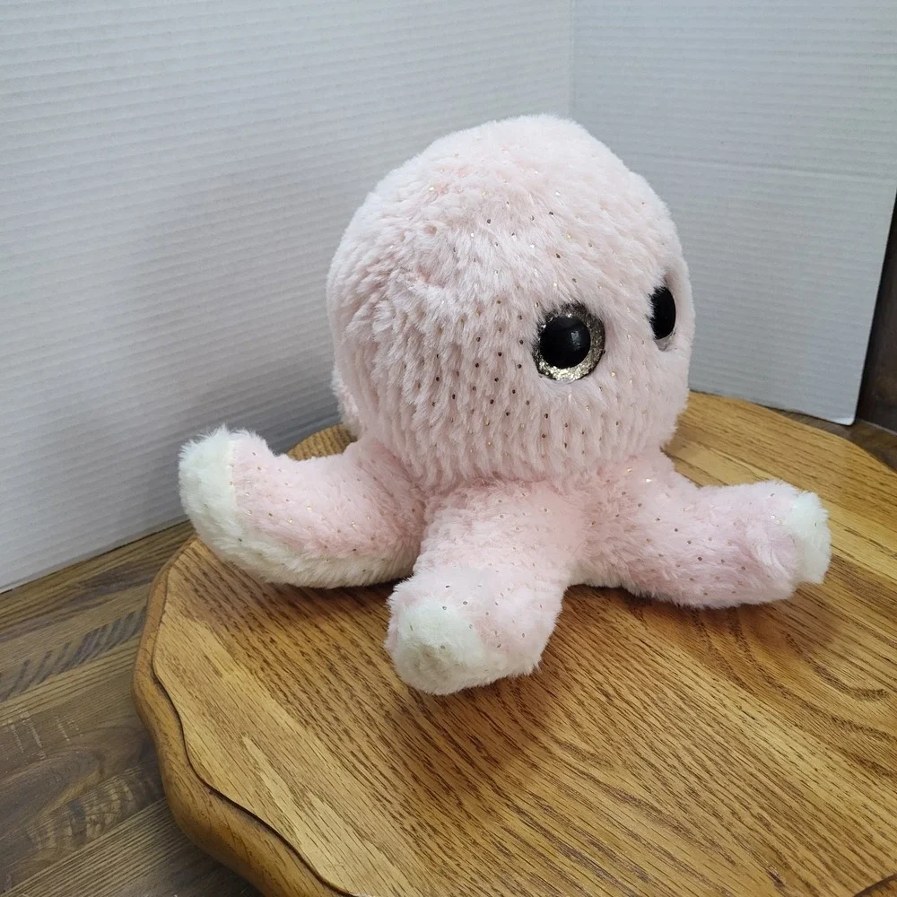 Fiesta Vernon Sea Treasures Plush Pink Octopus 7.5